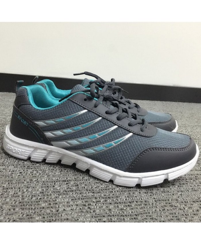 Stylish Men's Athletic Shoes With Hit Colour And Breathable Design Deep Gray 