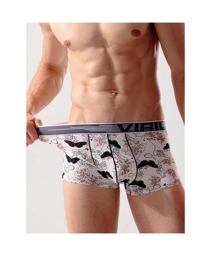 Quick Dry Butterfly Print Swimming Shorts Xl Men