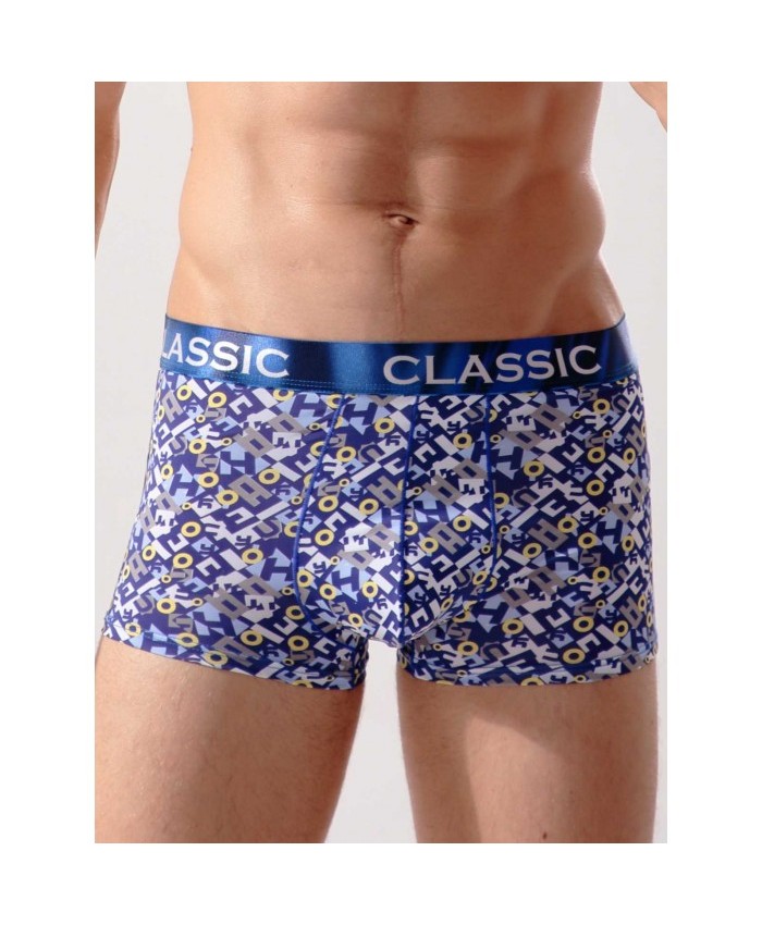 U Convex Pouch Eyelet Print Swimming Trunks Xl Men